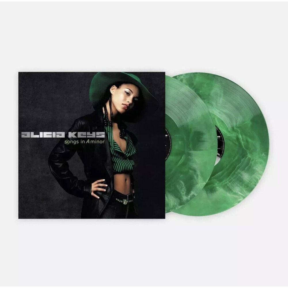 Alicia Keys Songs in A Minor‎ Galaxy Green VMP 180g Vinyl Exclusive Pressing